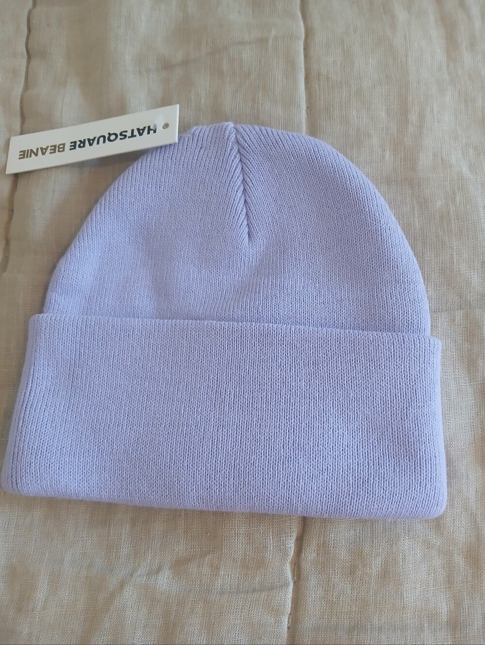 Hatsquare Beanie Woman Lavender Knit Beanie NEW Etsy!